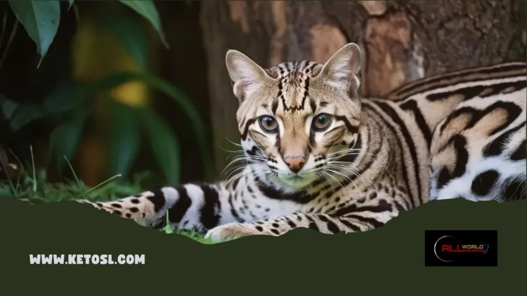 Ocelot domestic cat Mixture