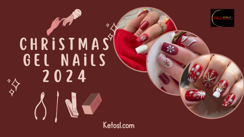 Christmas Gel Nails 2024