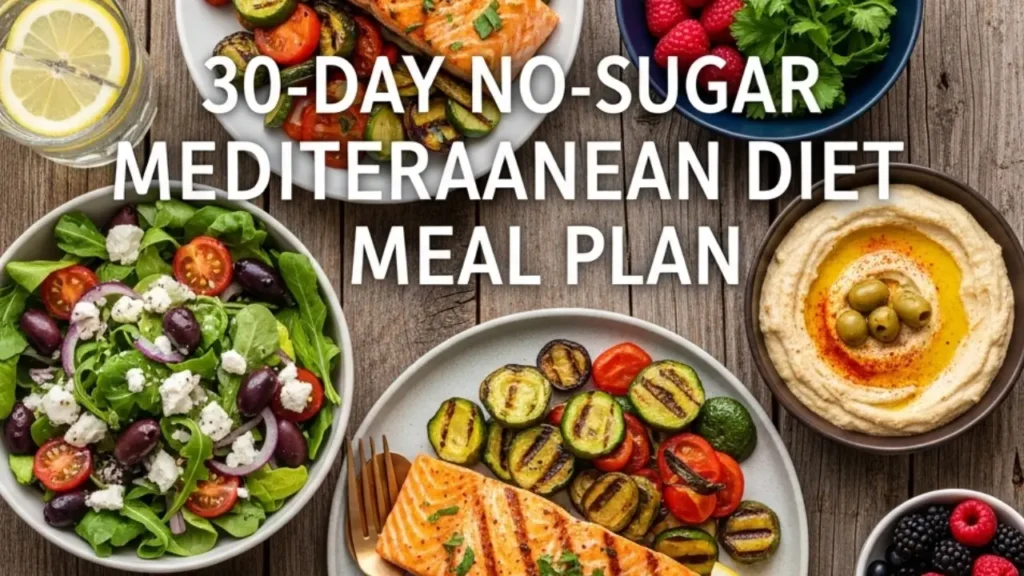 30-Day No-Sugar Mediterranean Diet Meal Plan