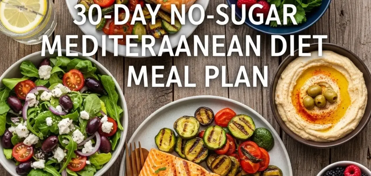 30-Day No-Sugar Mediterranean Diet Meal Plan