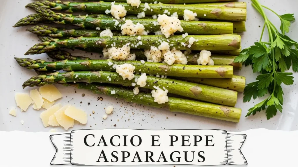 Cacio e Pepe Asparagus