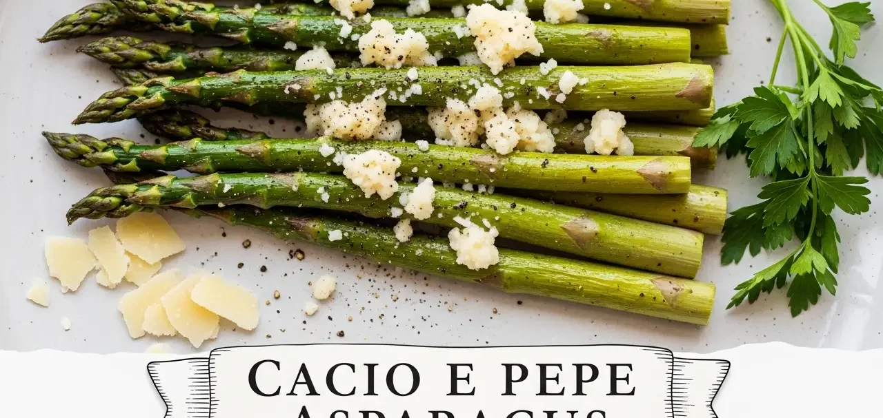 Cacio e Pepe Asparagus