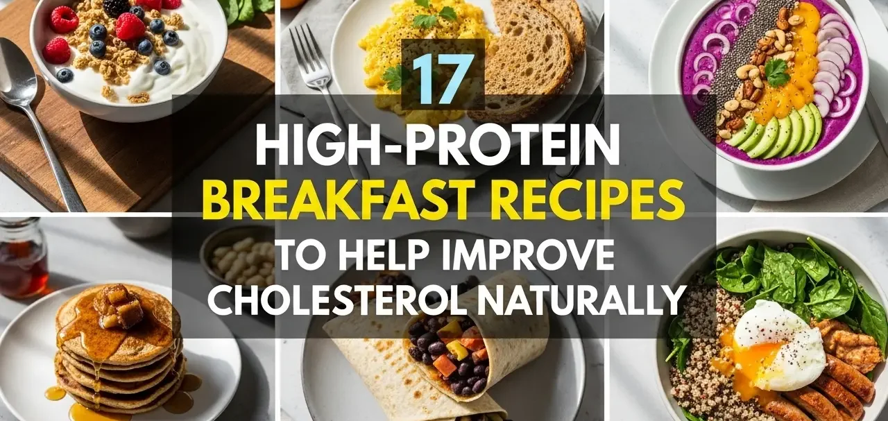 17 High-Protein Breakfast Recipes to Help Improve Cholesterol Naturally