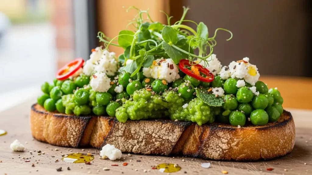 Smashed Pea Toast