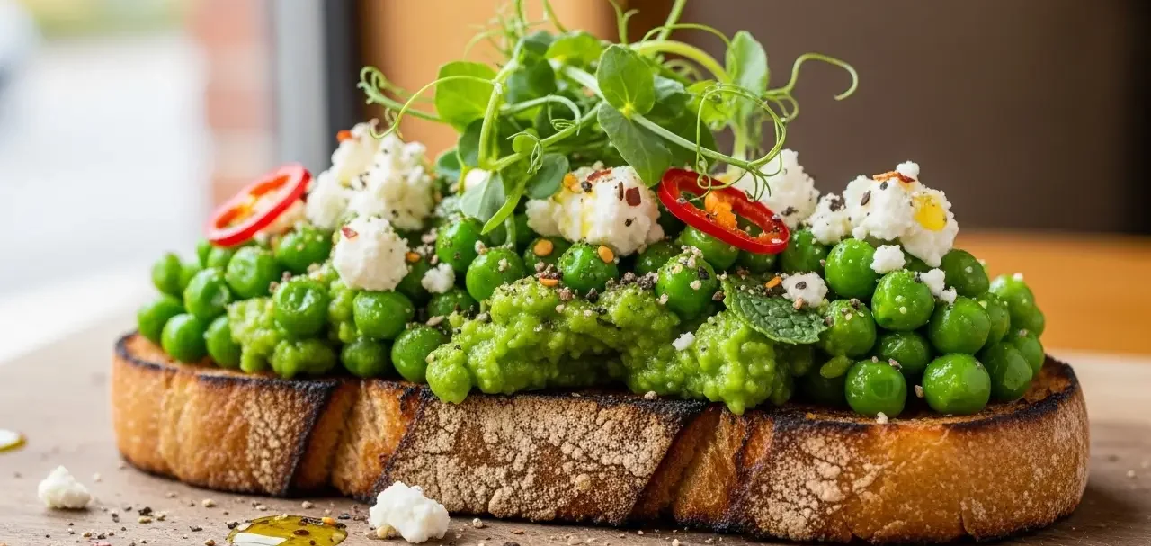 Smashed Pea Toast