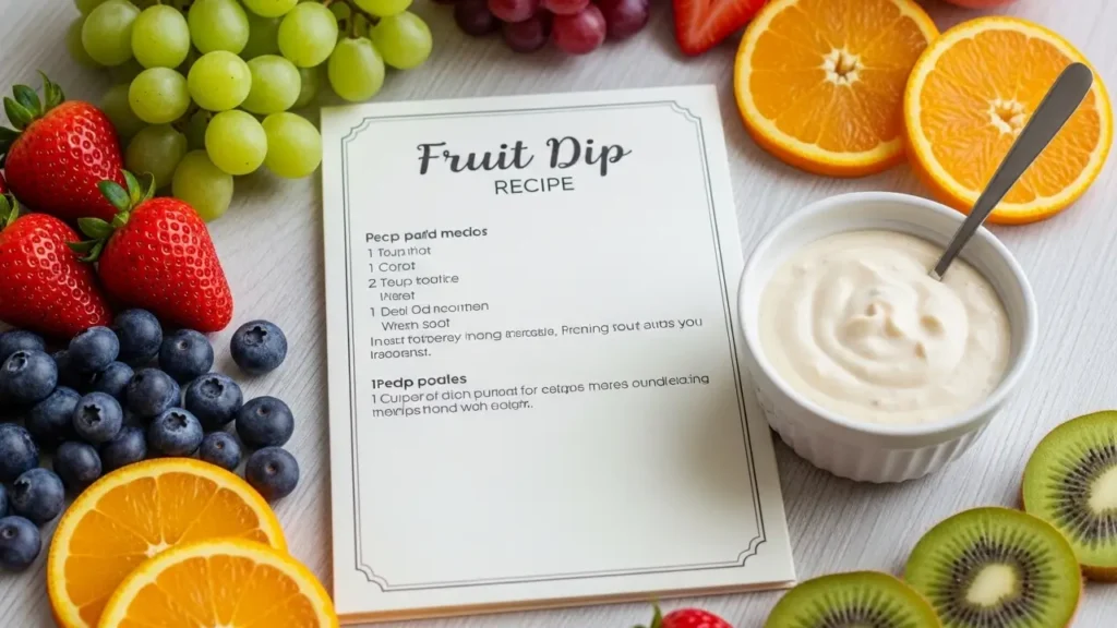 Fruit Dip Recipe