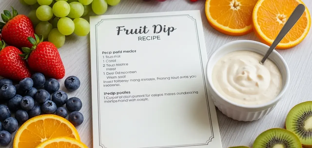 Fruit Dip Recipe
