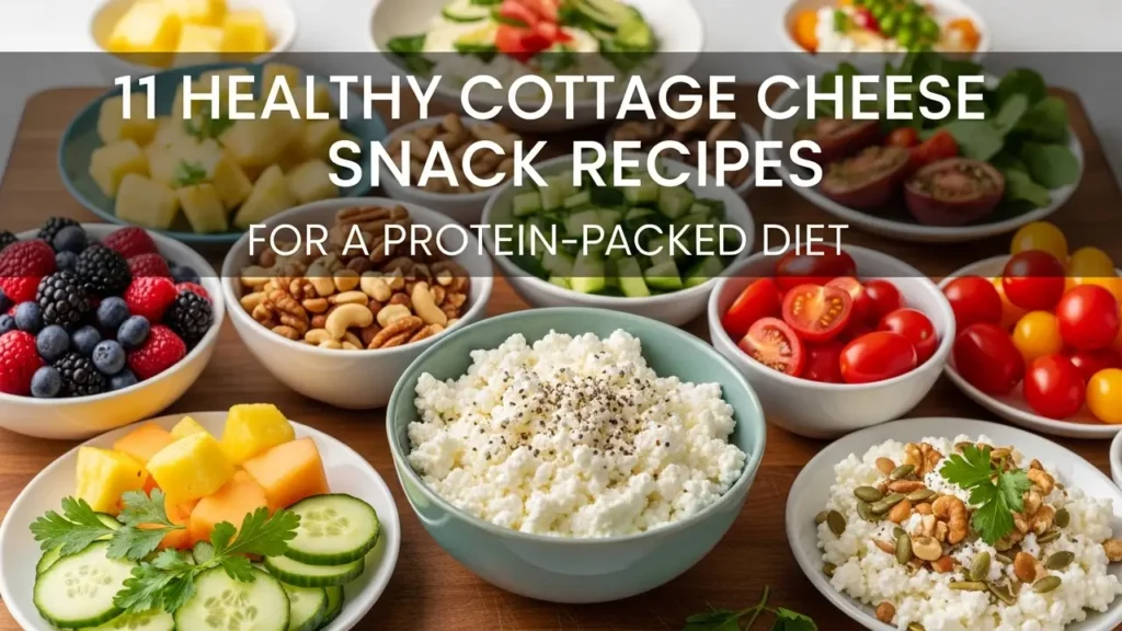 11 Healthy Cottage Cheese Snack Recipes for a Protein-Packed Diet