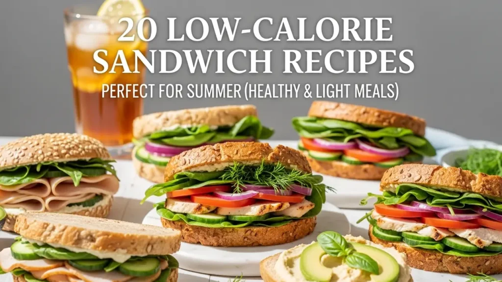 20 Low-Calorie Sandwich Recipes