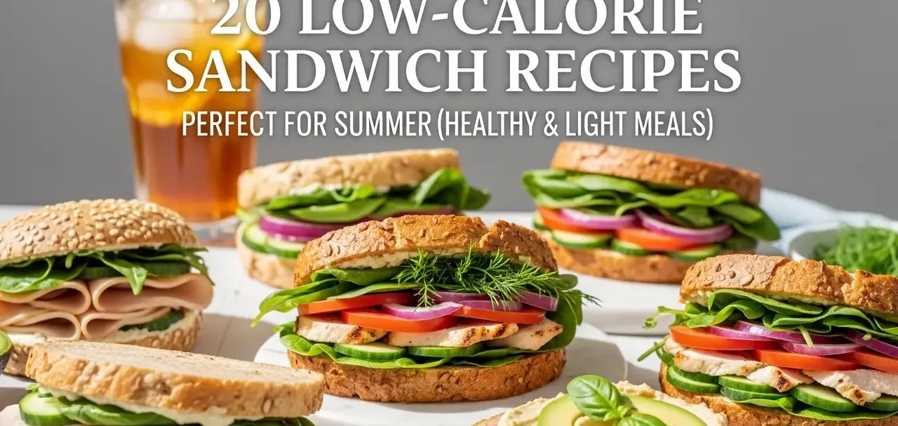 20 Low-Calorie Sandwich Recipes