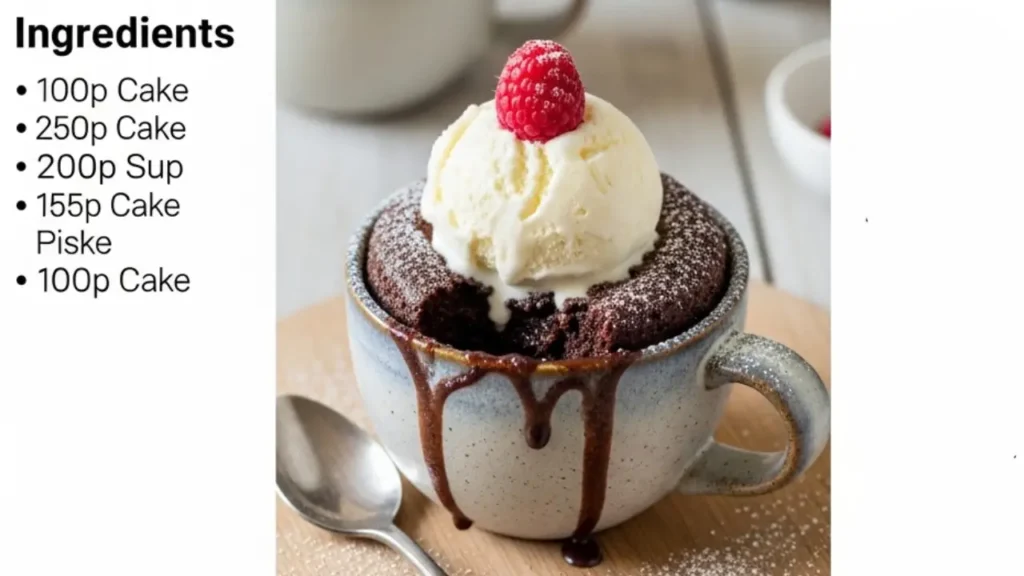 Easy Mug Cake Recipe