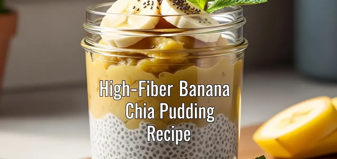 High-Fiber Banana Chia Pudding Recipe