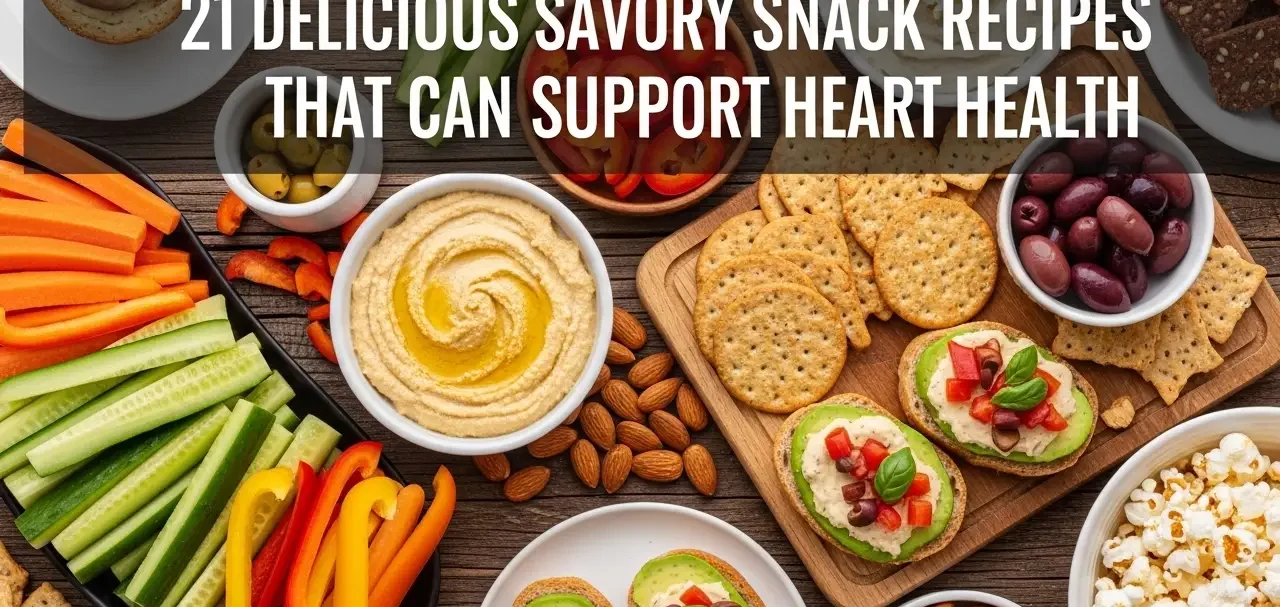 21 Delicious Savory Snack Recipes That Can Support Heart Health