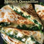 Mediterranean Spinach Quesadillas