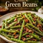 Crack Green Beans (with Crispy Beef Bacon & Parmesan)
