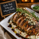 Garlic Herb Turkey with Whipped Ricotta