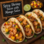 Spicy Shrimp Tacos with Mango Salsa