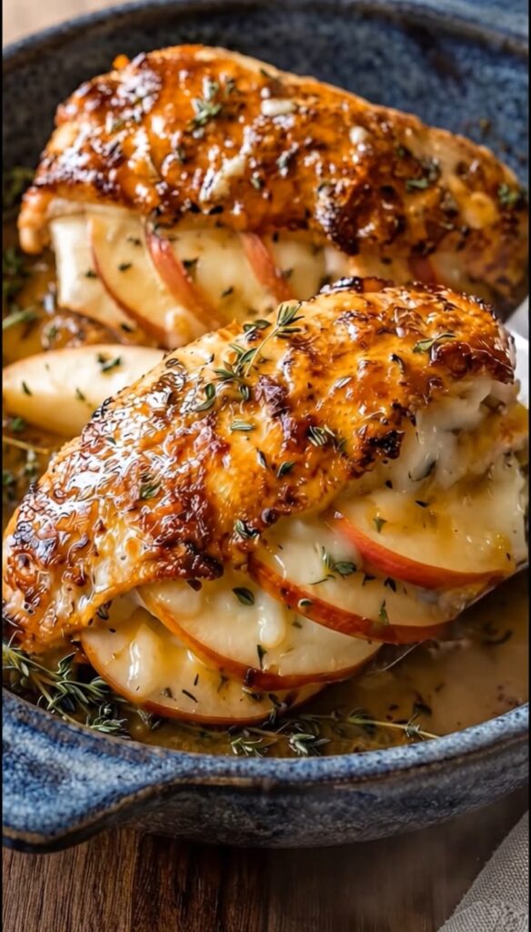 Apple & Brie Stuffed Chicken Breasts