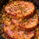 Slow Cooker Ham Steaks