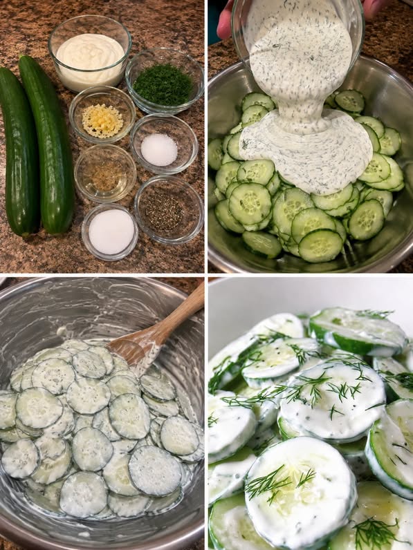 Creamy Cucumber Salad