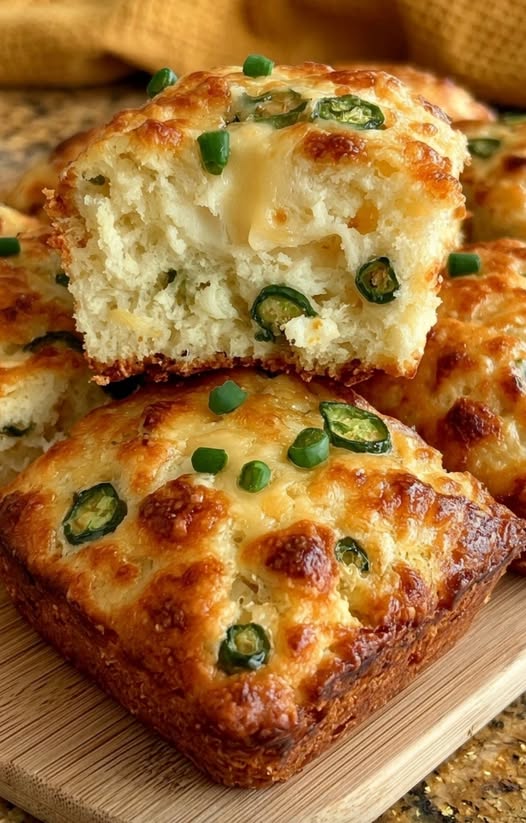 Cheesy Jalapeño Shortbread