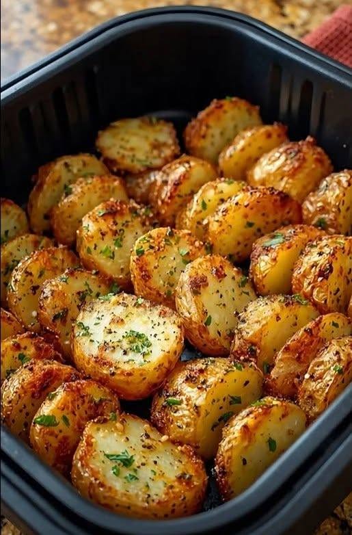 Air Fryer Sliced Potatoes