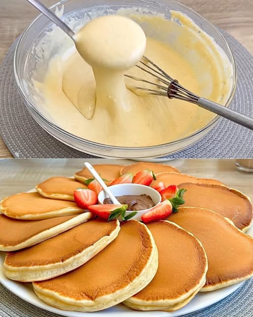 Fluffy Homemade Pancakes