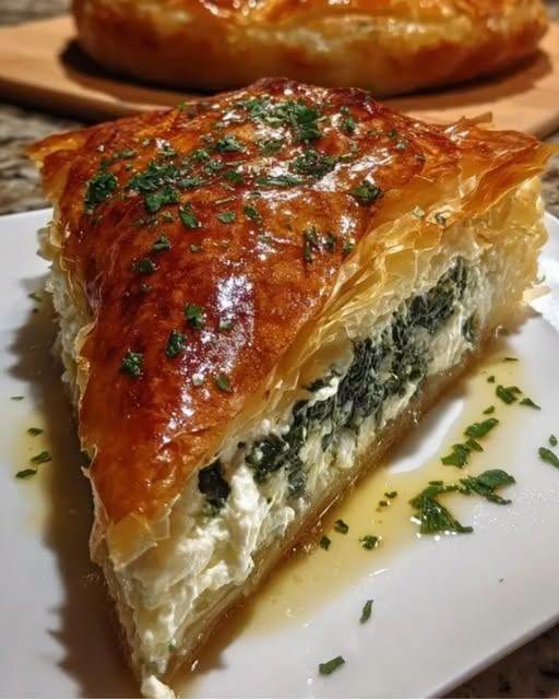 Authentic Greek Spanakopita – Spinach and Feta Pie