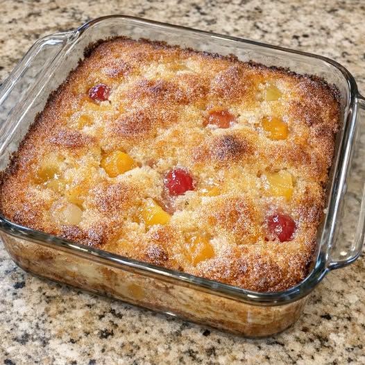 Pineapple Cherry Cobbler