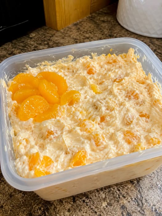 Creamy Mandarin Orange Fluff Salad