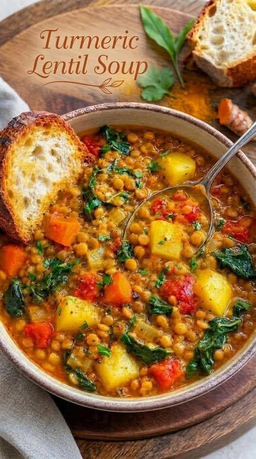 Turmeric Lentil Soup