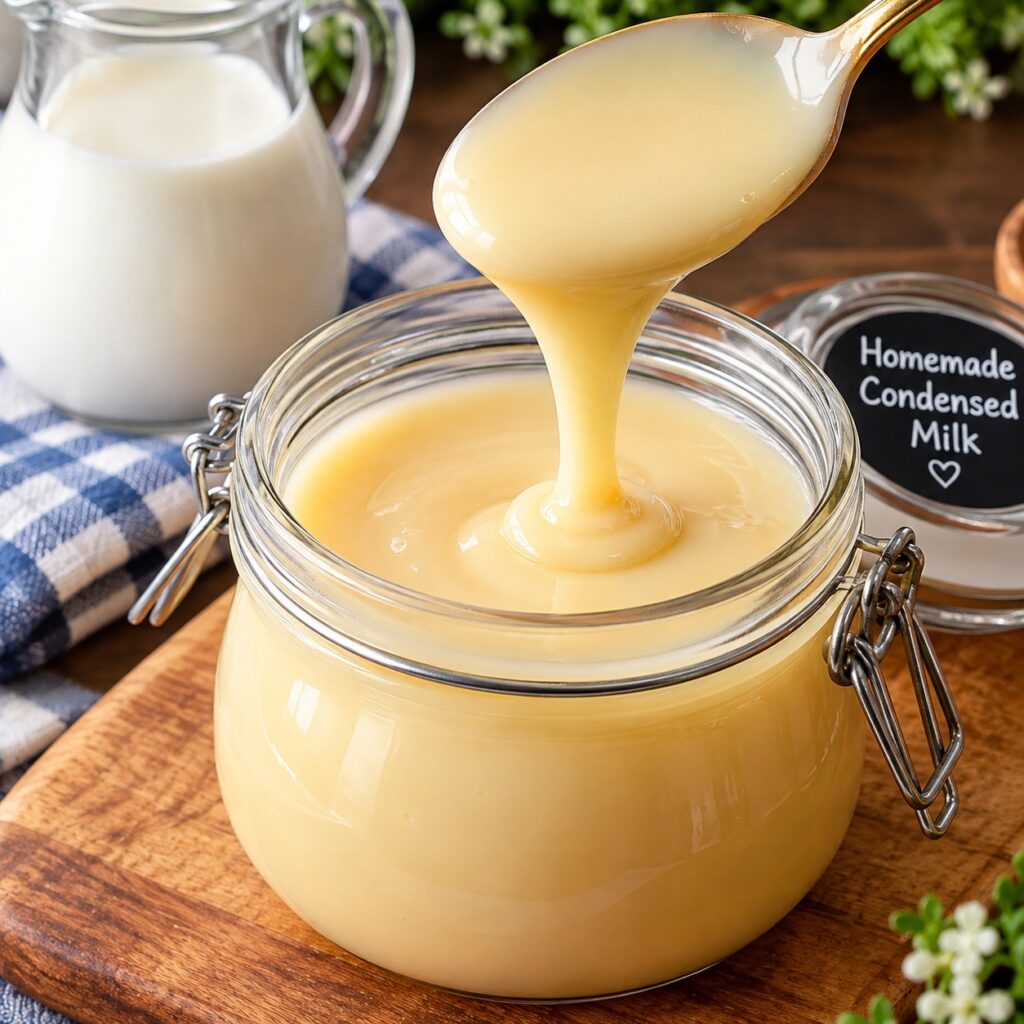Homemade Sweetened Condensed Milk