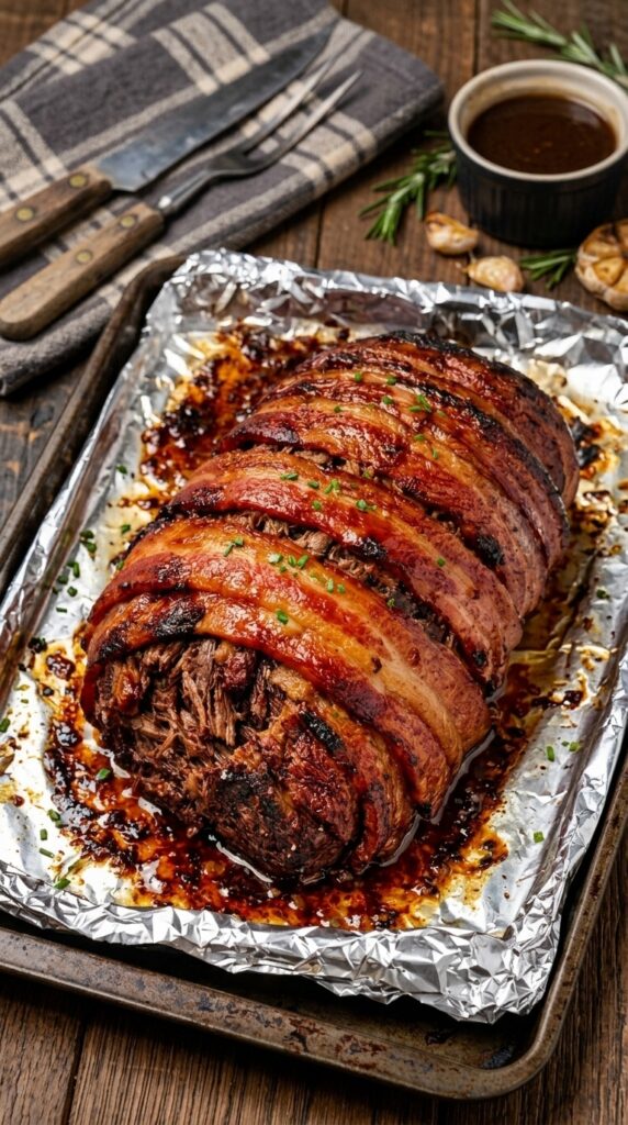 Bacon-Wrapped BBQ Beef Roast