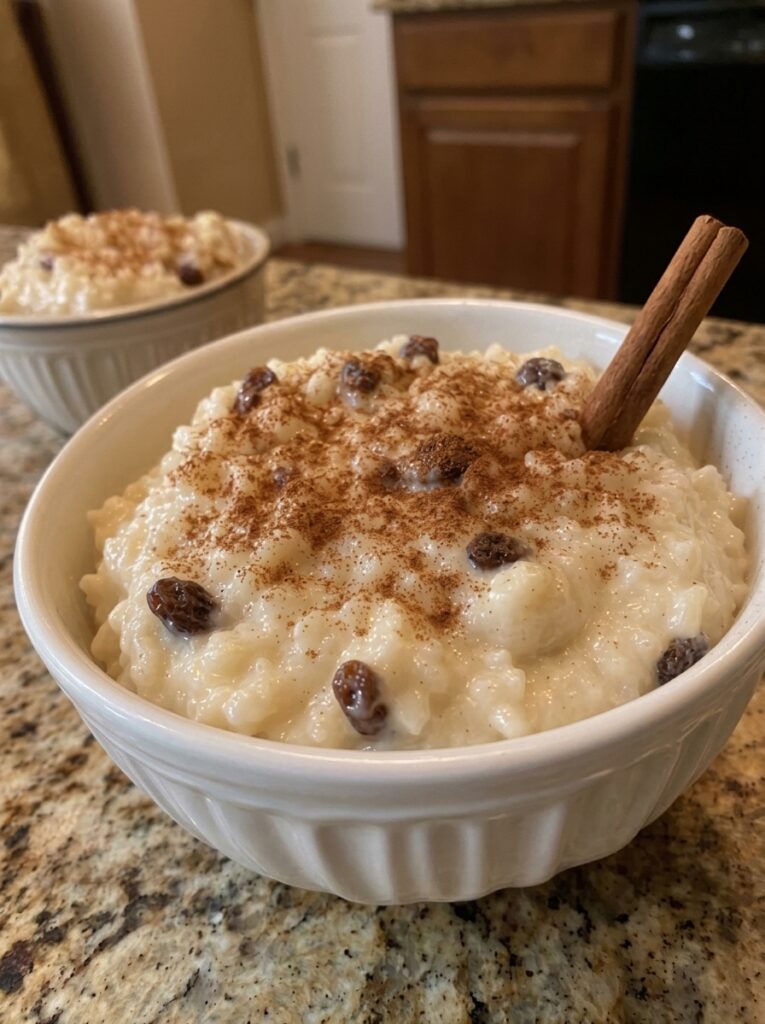Classic Homemade Rice Pudding