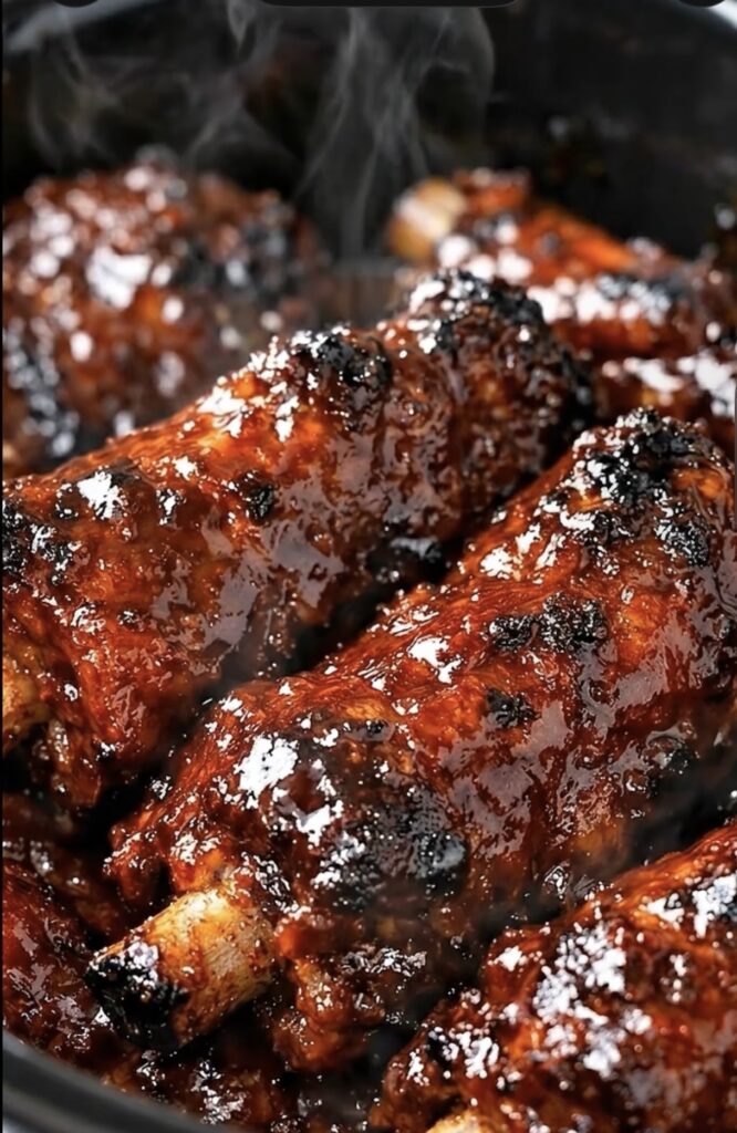 Sticky Honey Garlic BBQ Beef Ribs