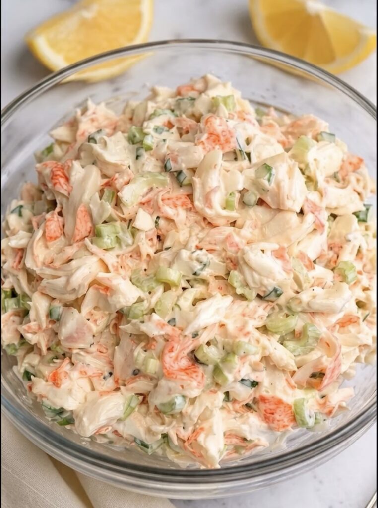 Creamy Seafood Crab Salad