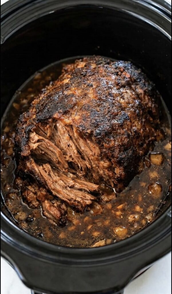 Slow Cooker Balsamic Pot Roast