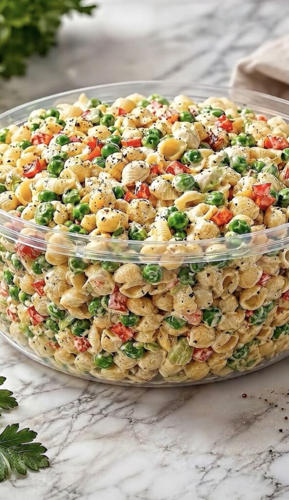 Creamy Pea & Macaroni Salad
