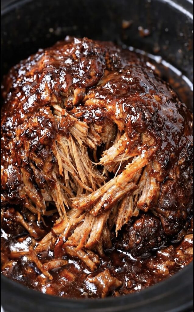 Slow Cooker BBQ Pulled Beef