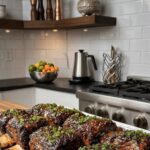 Sticky Honey Garlic Glazed Beef Short Ribs