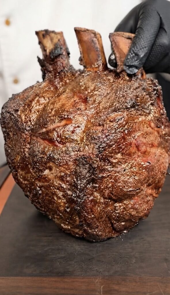 Garlic Herb Roasted Standing Rib Roast