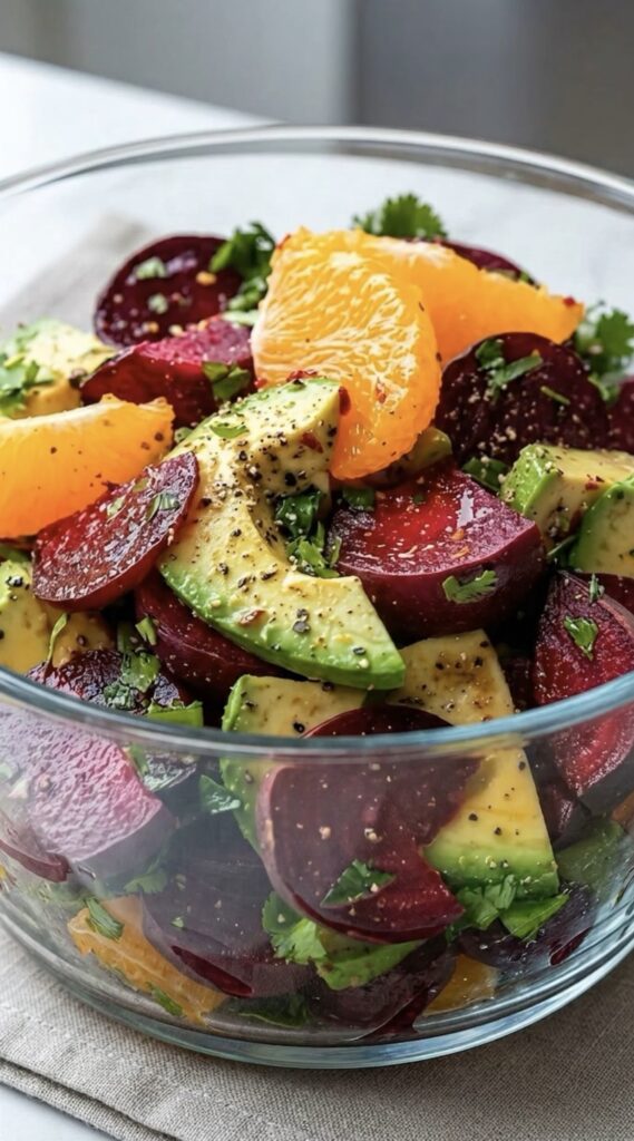 Beet, Avocado & Orange Salad