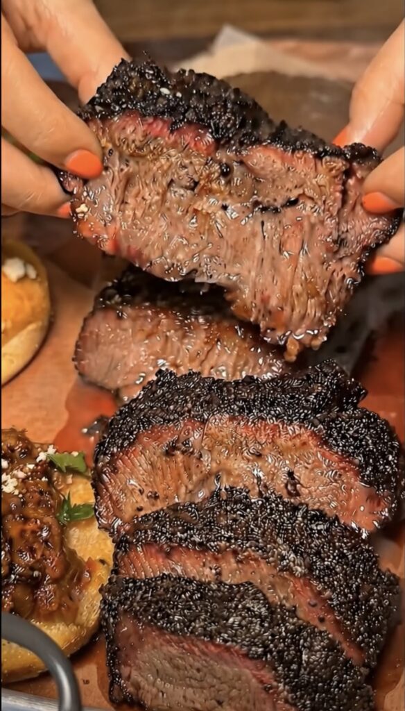 Smoky Garlic Butter Beef Brisket