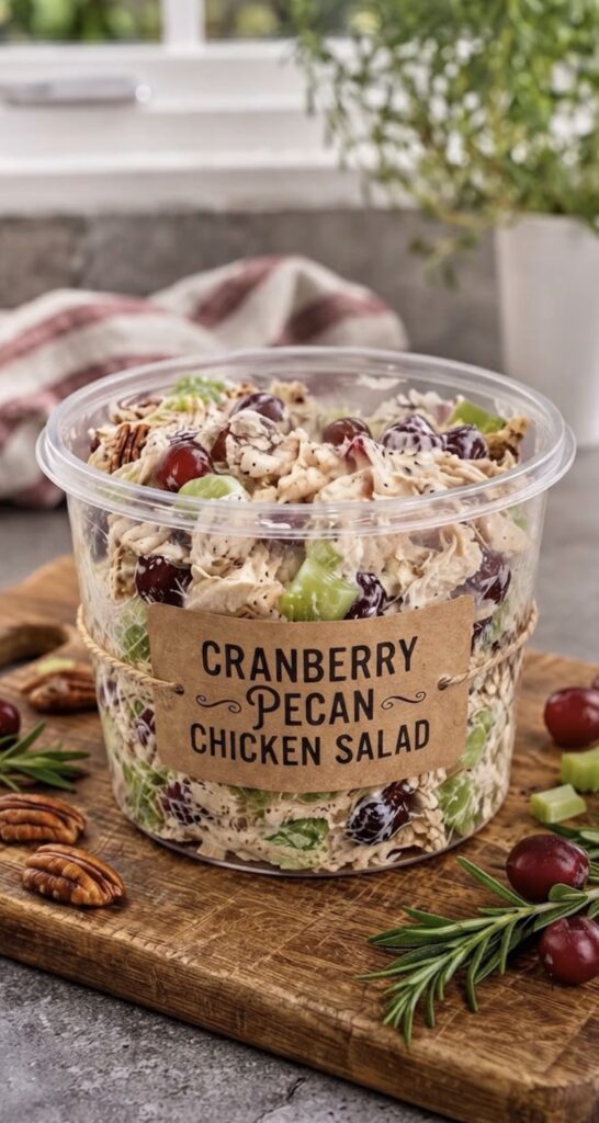 Cranberry Pecan Chicken Salad
