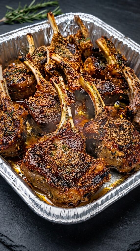 Herb & Garlic Crusted Lamb Chops