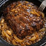 Slow Cooker Garlic Onion Pot Roast