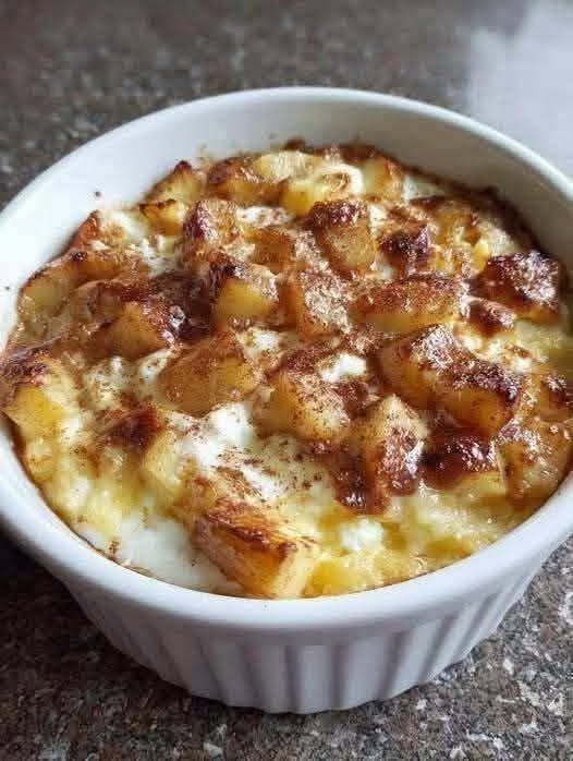 Baked Apple Cinnamon Cottage Cheese Breakfast Bowls