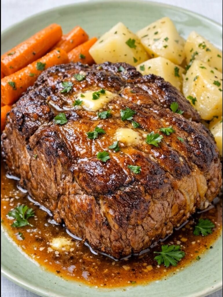 Garlic Butter Pot Roas