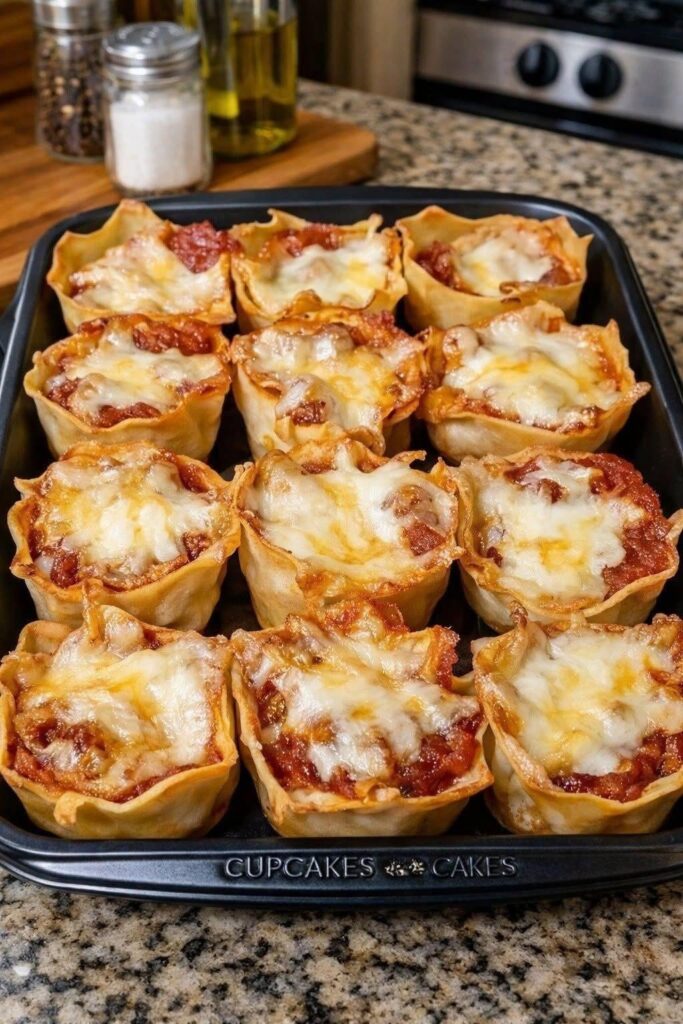 Mini Lasagna Cups