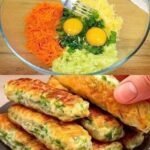 Crispy Zucchini, Carrot and Cheese Vegetable Rolls